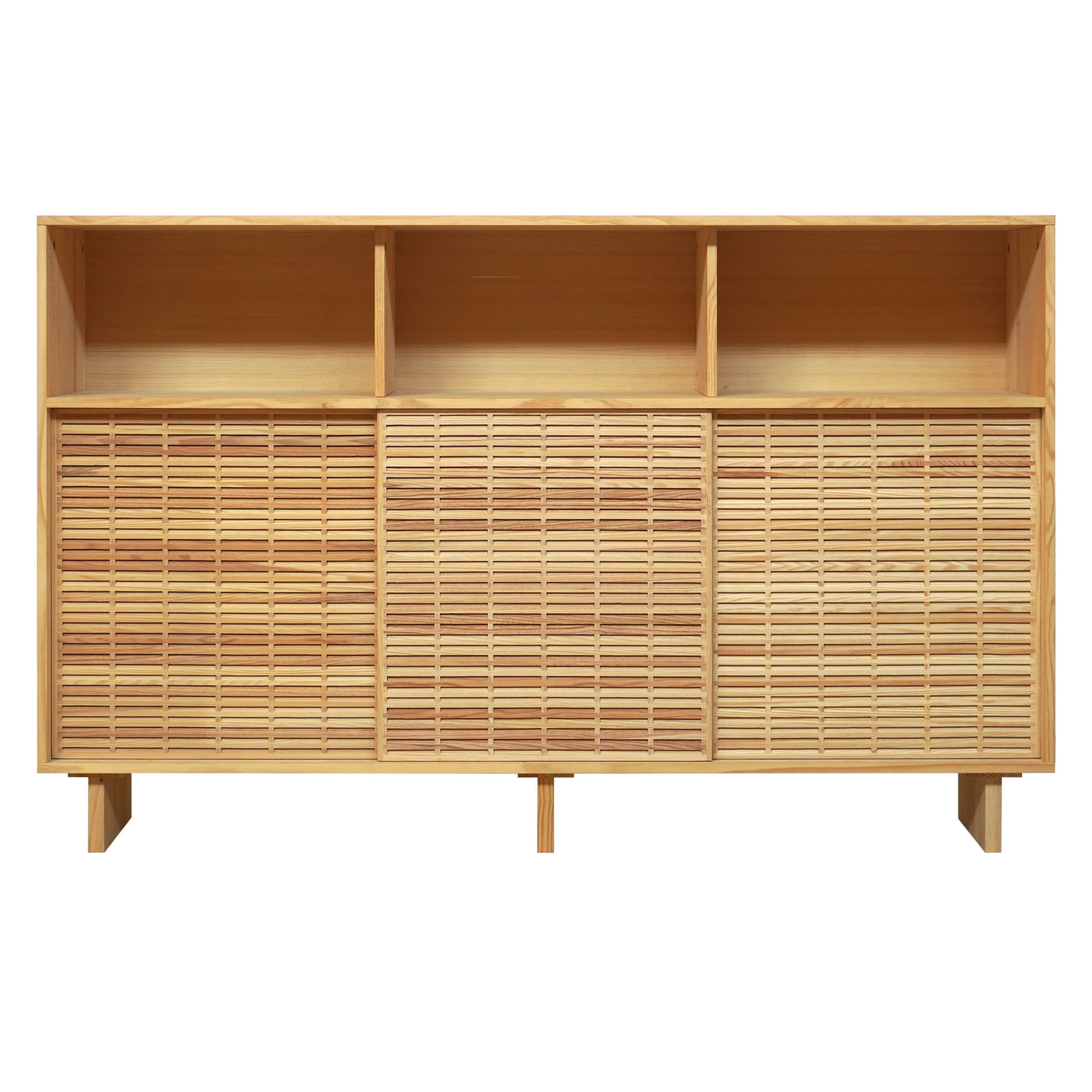 Naan Furniture Dressoir Voramar - Ongevernist massief grenen - 180 cm