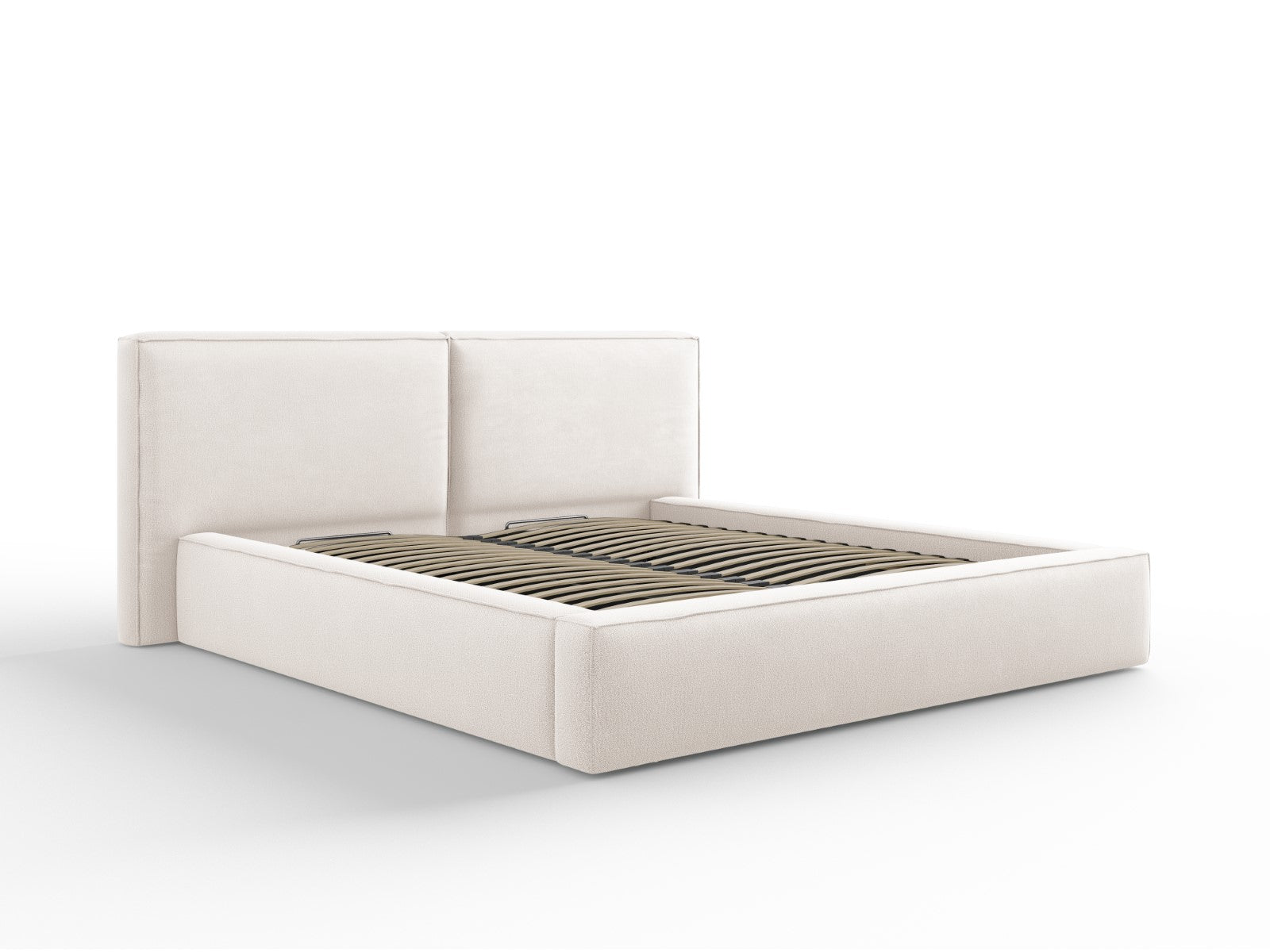 Micadoni Opbergbed met hoofdeinde Jodie 180x200cm, structurele stof, l