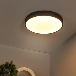 Lucide plafonnière UNAR – Geïntegreerde LED – Zwart Lucide plafonnière UNAR – Geïntegreerde LED – Zwart
