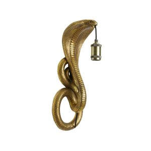 Light & Living wandlamp Snake – brons – 18.5x18x52cm Light & Living wandlamp Snake – brons – 18.5x18x52cm