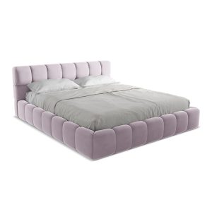 LaMiaSofa Bed met opbergruimte Roma – velours – lavendel – 200x228x82 LaMiaSofa Bed met opbergruimte Roma – velours – lavendel – 200x228x82