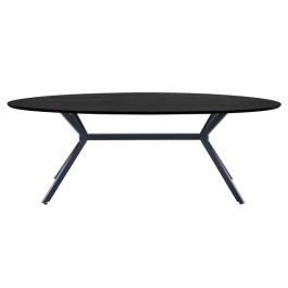 WOOOD Bruno Eettafel Hout Zwart – 220×100 cm