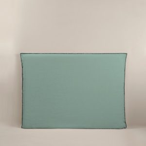 Madura Hoes voor hoofdbord Nino groen van grijs en zwarte slinger 210x Madura Hoes voor hoofdbord Nino groen van grijs en zwarte slinger 210x