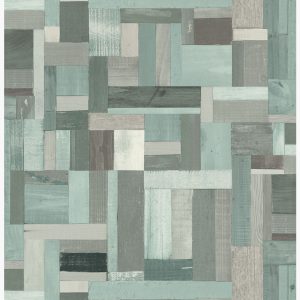 Origin Wallcoverings behang sloophout motief vergrijsd groen – 53 cm x Origin Wallcoverings behang sloophout motief vergrijsd groen – 53 cm x