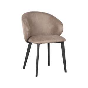 LABEL51 Eetkamerstoel Logan – Taupe – Zithoogte 46cm – Set van 2 LABEL51 Eetkamerstoel Logan – Taupe – Zithoogte 46cm – Set van 2