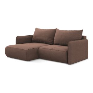 LaMiaSofa hoekbank links Palermo – textuurstof – poederroze – 207x148x LaMiaSofa hoekbank links Palermo – textuurstof – poederroze – 207x148x