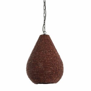 Light & Living hanglamp Kabinda – bruin – Ø40cm Light & Living hanglamp Kabinda – bruin – Ø40cm
