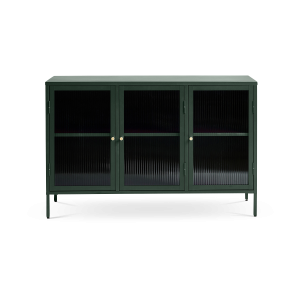 Olivine Katja Sideboard Dressoir Groen – Metaal – Glas – 132 cm Olivine Katja Sideboard Dressoir Groen – Metaal – Glas – 132 cm