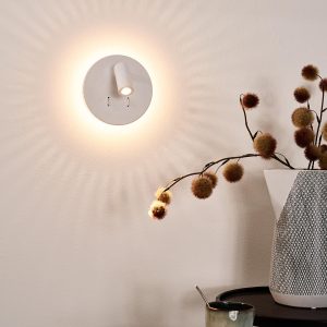 Lucide bedlamp BENTJER – Geïntegreerde LED – Wit Lucide bedlamp BENTJER – Geïntegreerde LED – Wit