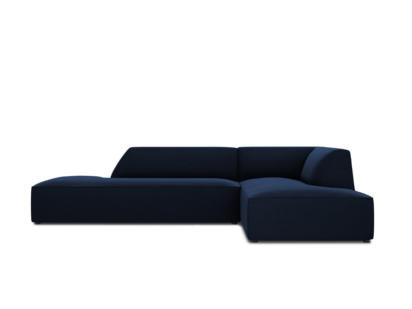 Micadoni rechter hoekbank Ruby 4-zits, flueel, koningsblauw - 180x273x