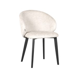 LABEL51 Eetkamerstoel Logan – Crème – Zithoogte 46cm – Set van 2 LABEL51 Eetkamerstoel Logan – Crème – Zithoogte 46cm – Set van 2
