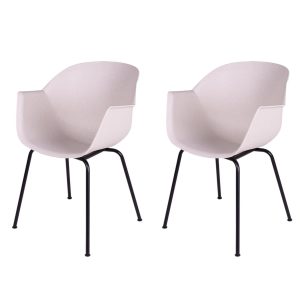 MaximaVida eetkamerstoel Cuyp XXL ecru buisframe poten- 2 stuks MaximaVida eetkamerstoel Cuyp XXL ecru buisframe poten- 2 stuks