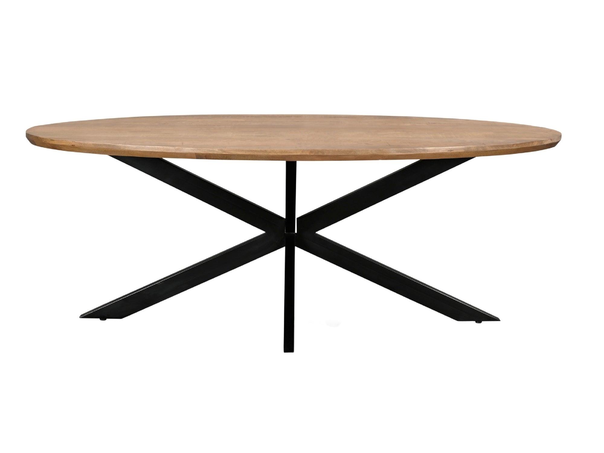 Livingfurn eetkamertafel Jesper Oval - 210 cm - mangohout
