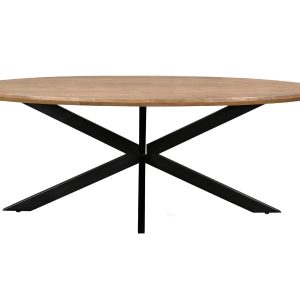Livingfurn eetkamertafel Jesper Oval – 160 cm – mangohout Livingfurn eetkamertafel Jesper Oval – 160 cm – mangohout