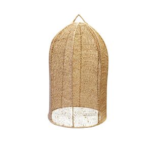 NOA MAY Hanglamp Mace – naturel – raffia/metaal – Ø 35 x h 55 cm NOA MAY Hanglamp Mace – naturel – raffia/metaal – Ø 35 x h 55 cm
