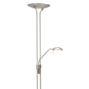 Mexlite vloerlamp Biron – 2 lichts – 52x 180 cm – mat chroom Mexlite vloerlamp Biron – 2 lichts – 52x 180 cm – mat chroom