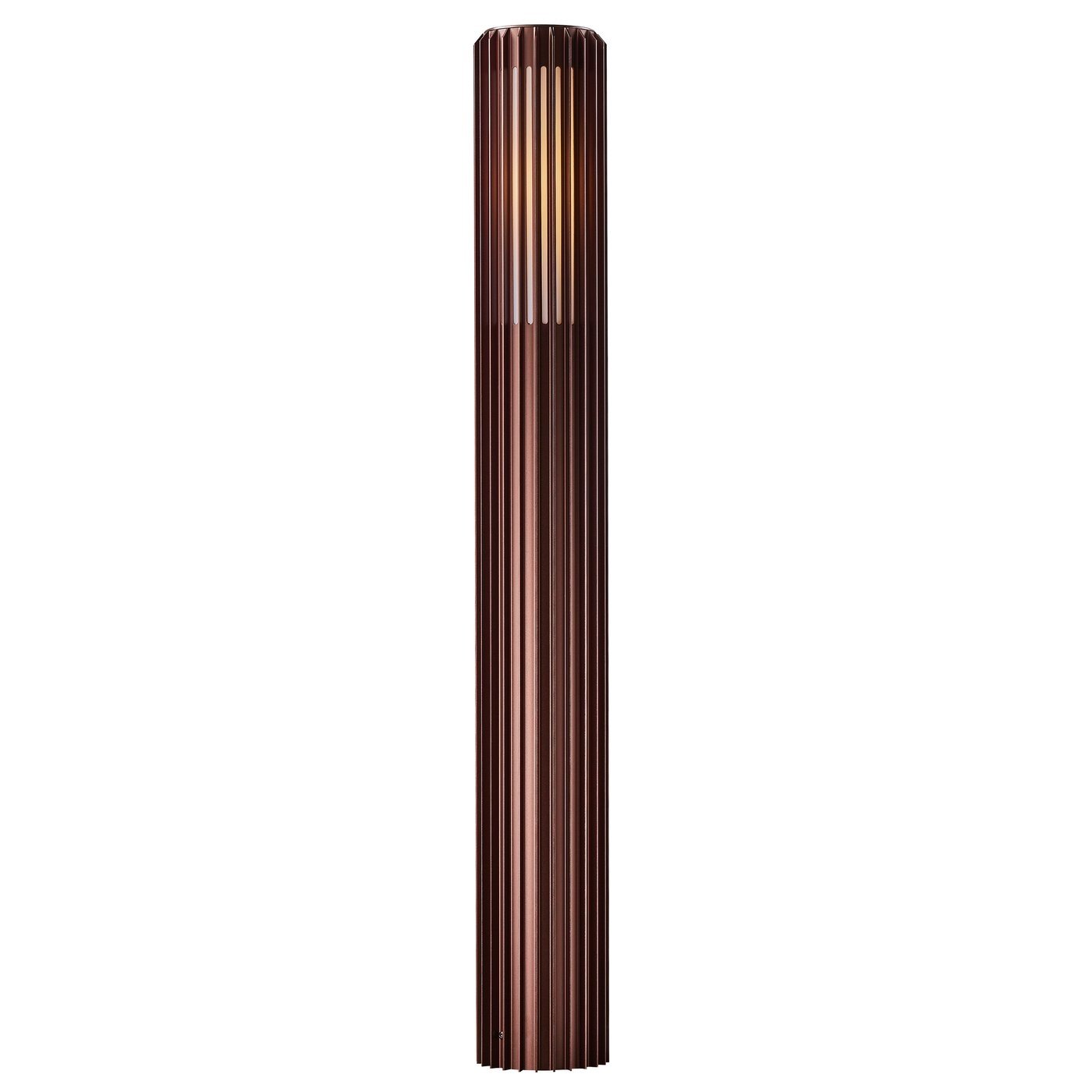 Nordlux buitenlamp Aludra - 1 lichts - 12.4 x 95 cm - bruin metallic