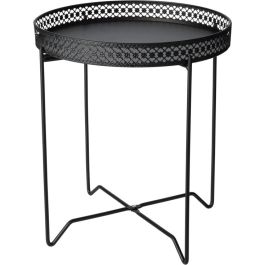 Ambiance Bijzettafel Zwart – Ø35 cm