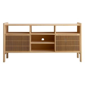 Naan Furniture Dressoir Bassa vinyl – Massief natuurlijk hout – ongela Naan Furniture Dressoir Bassa vinyl – Massief natuurlijk hout – ongela