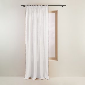 Madura Gordijn Carlina puur witte en zwarte hommel 135×350 cm Madura Gordijn Carlina puur witte en zwarte hommel 135×350 cm