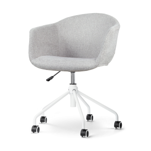 Nolon Nout-Otis Bureaustoel Lichtgrijs – Armleuningen – Wit Nolon Nout-Otis Bureaustoel Lichtgrijs – Armleuningen – Wit