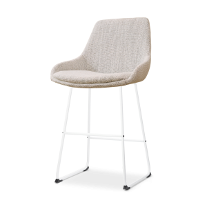 Nolon Nino-Isa Barkruk Beige Gemêleerd – Stof – Wit Onderstel – 65 cm Nolon Nino-Isa Barkruk Beige Gemêleerd – Stof – Wit Onderstel – 65 cm