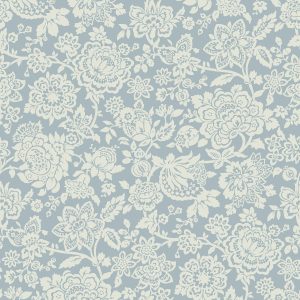 Laura Ashley Vliesbehang Trailing Laurissa Pale Seaspray Blauw Laura Ashley Vliesbehang Trailing Laurissa Pale Seaspray Blauw