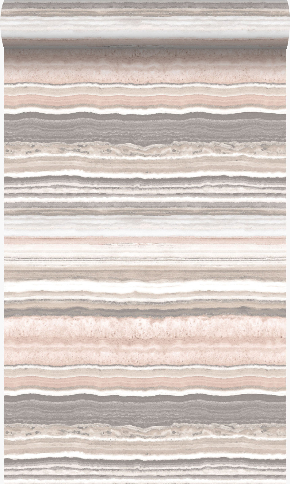 Origin Wallcoverings behang gelaagd marmer steen perzik roze en beige