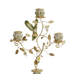 Light & Living kandelaar PARROT – 26x13x37cm – wit Light & Living kandelaar PARROT – 26x13x37cm – wit