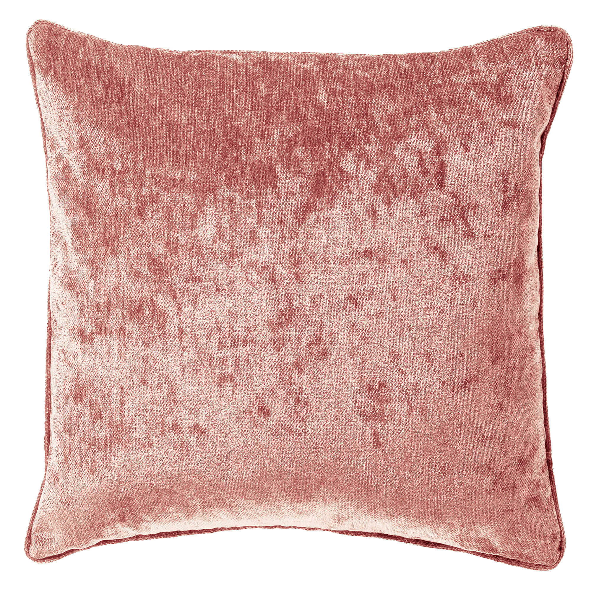 LEWY - kussenhoes 45x45 cm - glansvelours - Old Rose - rose