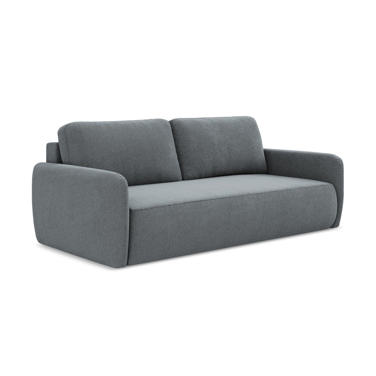 LaMiaSofa 3-zits slaapbank Corle - textuurstof - jeans - 218x102x86
