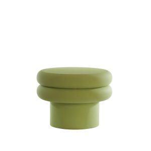 Light & Living bijzettafel Satia – groen – Ø45cm