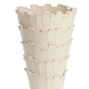 Light & Living vaas BANYA – Ø33x34cm – wit Light & Living vaas BANYA – Ø33x34cm – wit