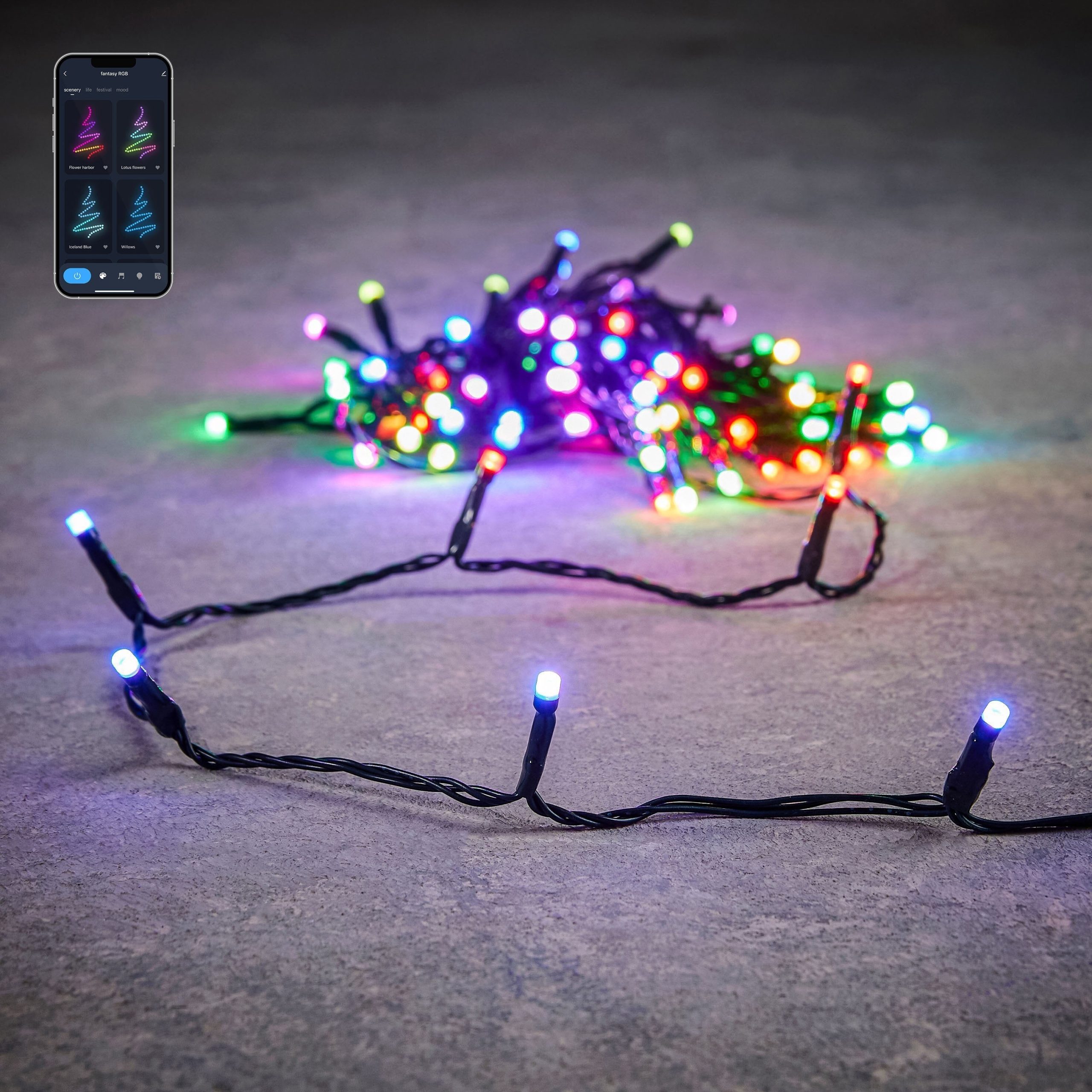 Luca Smart Lighting Kerstboomverlichting met 200 LED Lampjes – L2000 c