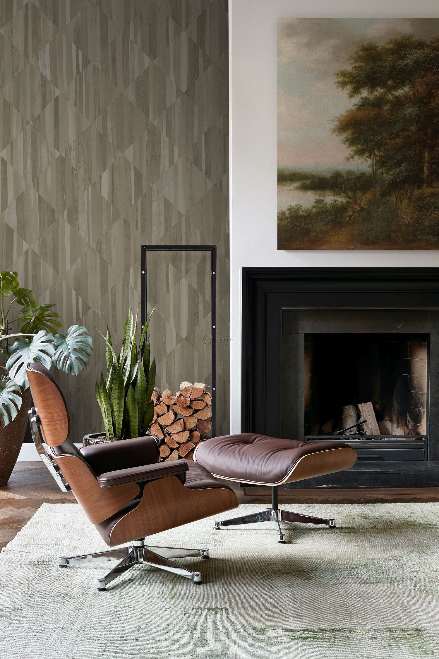 Origin Wallcoverings fotobehang 3D-houtmotief lichtbruin - 150 x 279 c