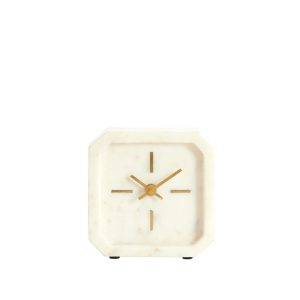 Light & Living klok PABLIA – 13x4x13 cm – wit Light & Living klok PABLIA – 13x4x13 cm – wit