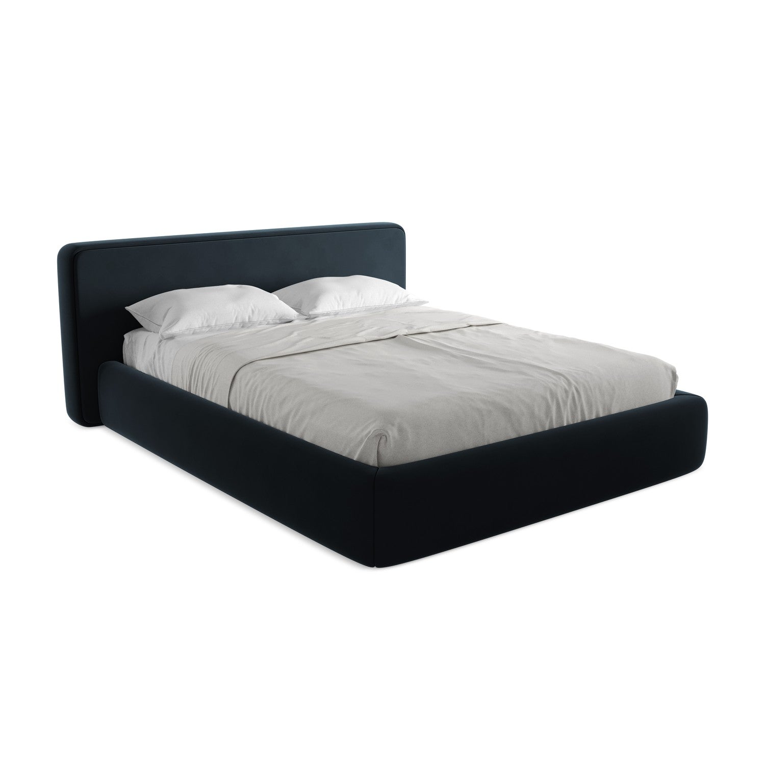 LaMiaSofa Bed met opbergruimte Firenze - velours - koningsblauw - 200x
