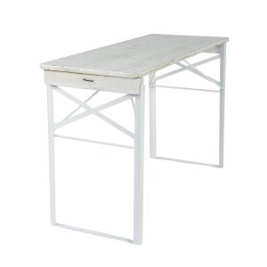 MaximaVida inklapbare picknicktafel Berlijn 120 x 50 cm whitewash – FS MaximaVida inklapbare picknicktafel Berlijn 120 x 50 cm whitewash – FS