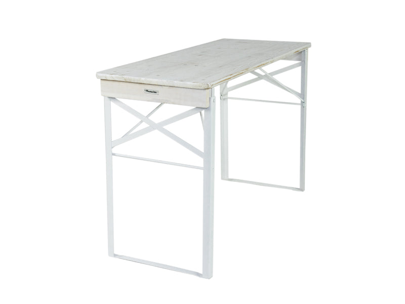 MaximaVida inklapbare picknicktafel Berlijn 120 x 50 cm whitewash - FS