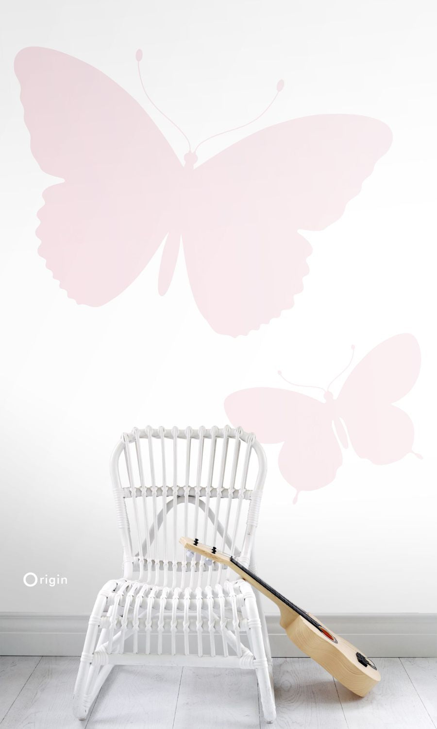 Origin Wallcoverings fotobehang vlinders zacht roze - 150 x 279 cm - 3