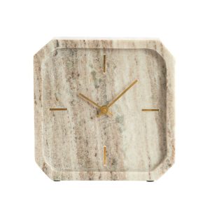 Light & Living klok PABLIA – 20.5x6x20.5 cm – bruin Light & Living klok PABLIA – 20.5x6x20.5 cm – bruin