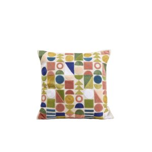 Madura Kussenovertrek Dandelin natuurlijk en pop 40×40 cm Madura Kussenovertrek Dandelin natuurlijk en pop 40×40 cm