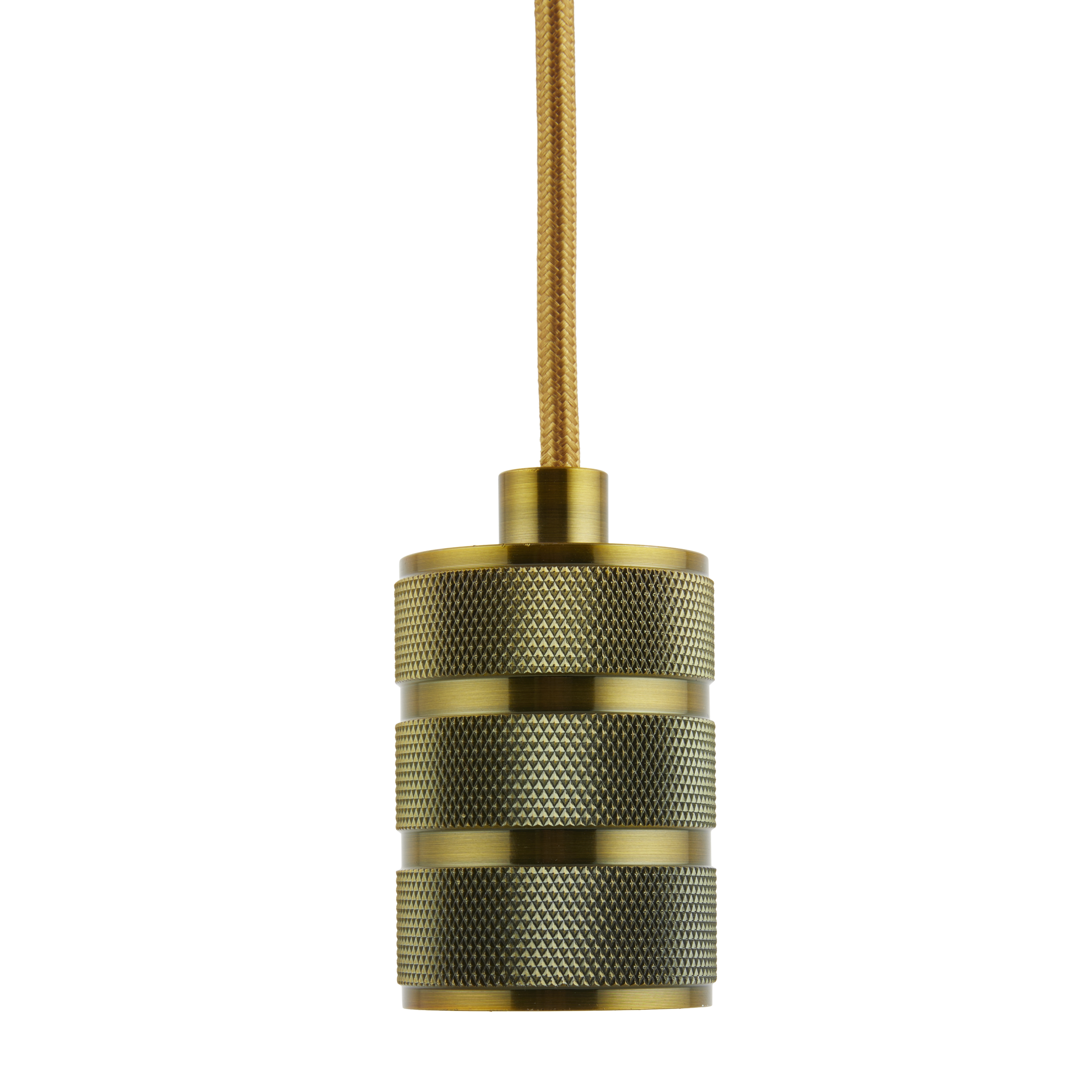 Lighto | Pendel Champagne Goud E27 Fitting | Retro | 1.5m Snoer | Met