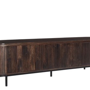 Livingfurn tv-meubel Noor Walnut – 210cm – mangohout Livingfurn tv-meubel Noor Walnut – 210cm – mangohout