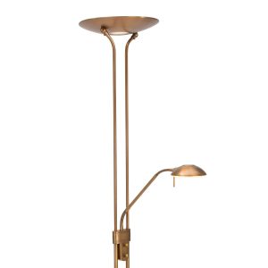 Mexlite vloerlamp Biron – 2 lichts – 52x 180 cm – brons Mexlite vloerlamp Biron – 2 lichts – 52x 180 cm – brons