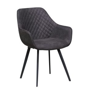 Livingfurn eetkamerstoel Luca – stof – 60x50x85 – Antraciet Livingfurn eetkamerstoel Luca – stof – 60x50x85 – Antraciet