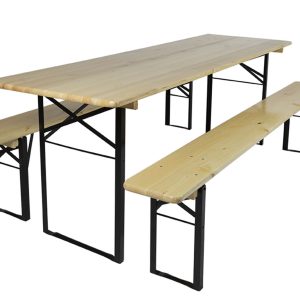 MaximaVida inklapbare picknickset Berlijn 200 cm 3-laags blanke lak – MaximaVida inklapbare picknickset Berlijn 200 cm 3-laags blanke lak –