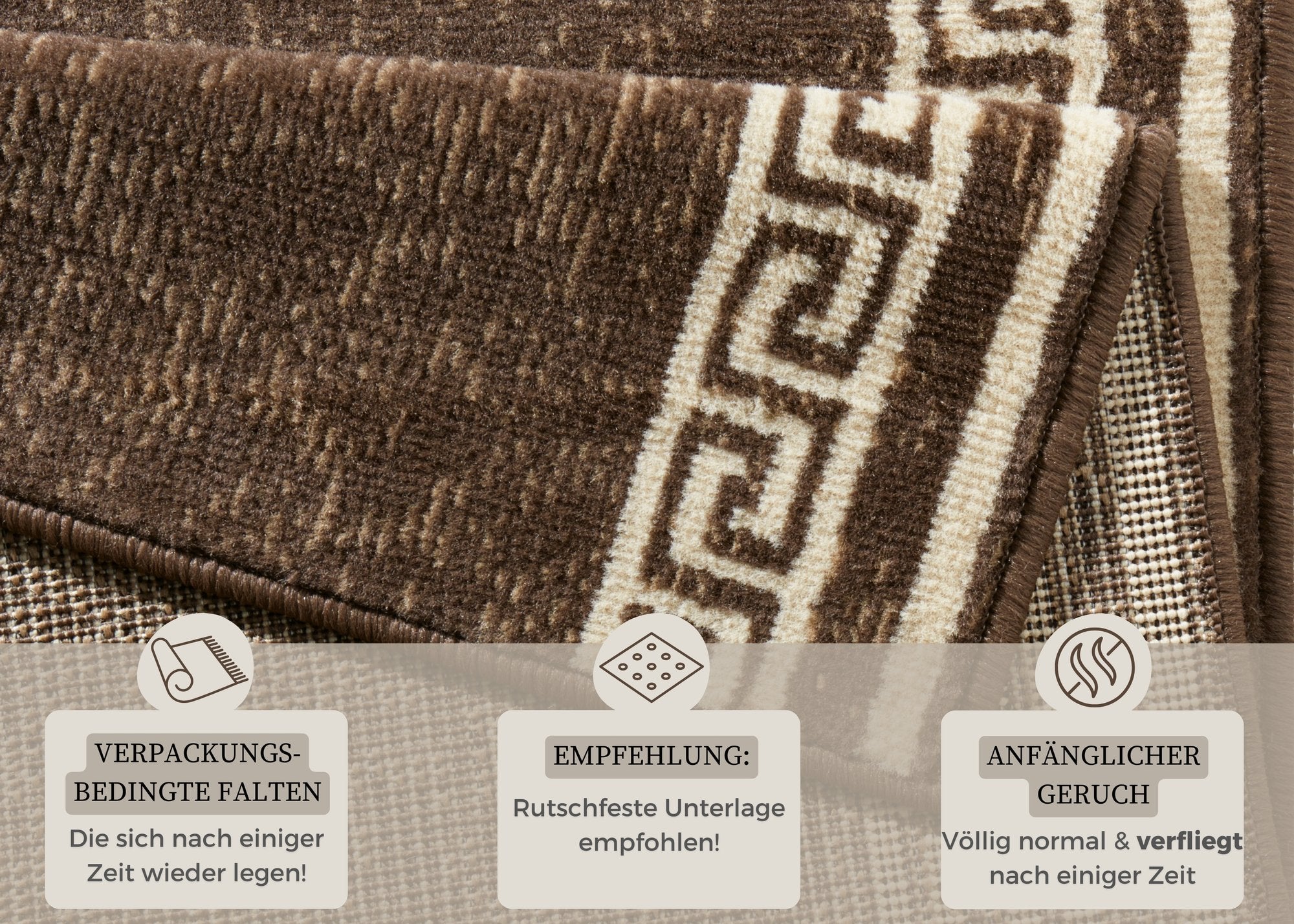 Designer Velours Runner Casa 80x500 cm