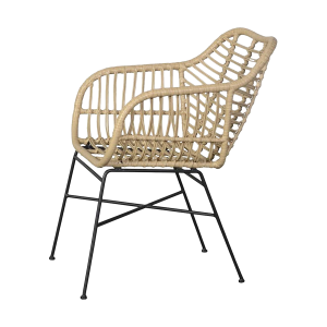 Lisomme Dax rotan tuinstoel naturel Lisomme Dax rotan tuinstoel naturel