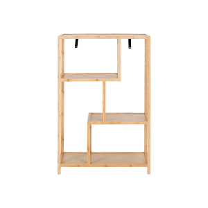 Lisomme Moos Bamboe Houten Boekenkast – B 77 cm – Naturel Lisomme Moos Bamboe Houten Boekenkast – B 77 cm – Naturel